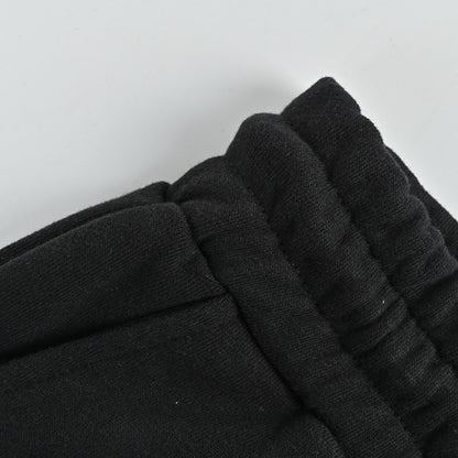Gucci Circle Badge Fleece Shorts – Black