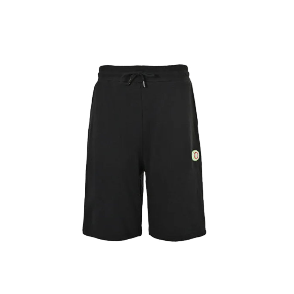 Gucci Circle Badge Fleece Shorts – Black