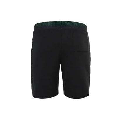 Louis Vuitton Marque Script Rib-Waist Shorts — Black