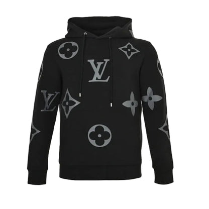 Louis Vuitton Giant Monogram Scatter Print Hoodie – Black