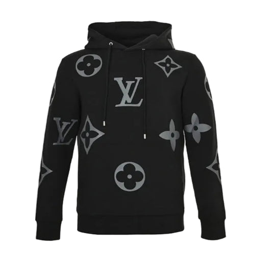 Louis Vuitton Giant Monogram Scatter Print Hoodie – Black