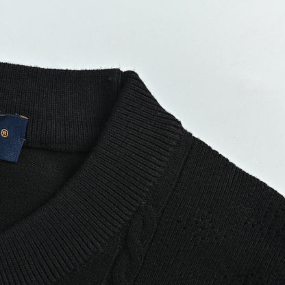 Louis Vuitton Long Sleeve Knit Top – Black