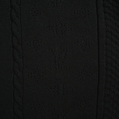 Louis Vuitton Long Sleeve Knit Top – Black