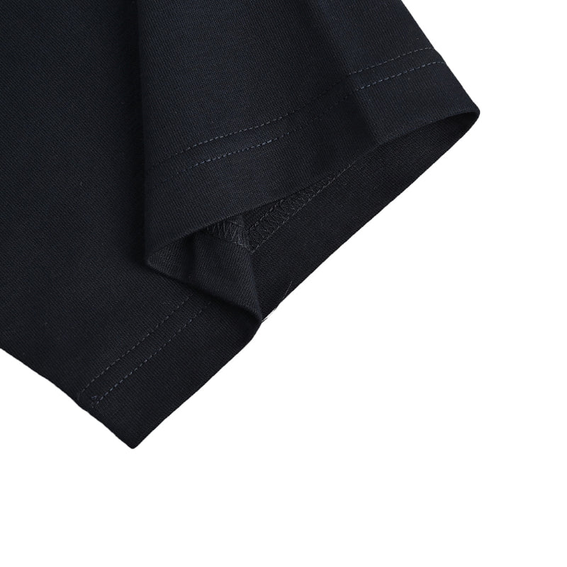 Gucci Black Intertwined Dual Snake Serif Wordmark Heavyweight Tee