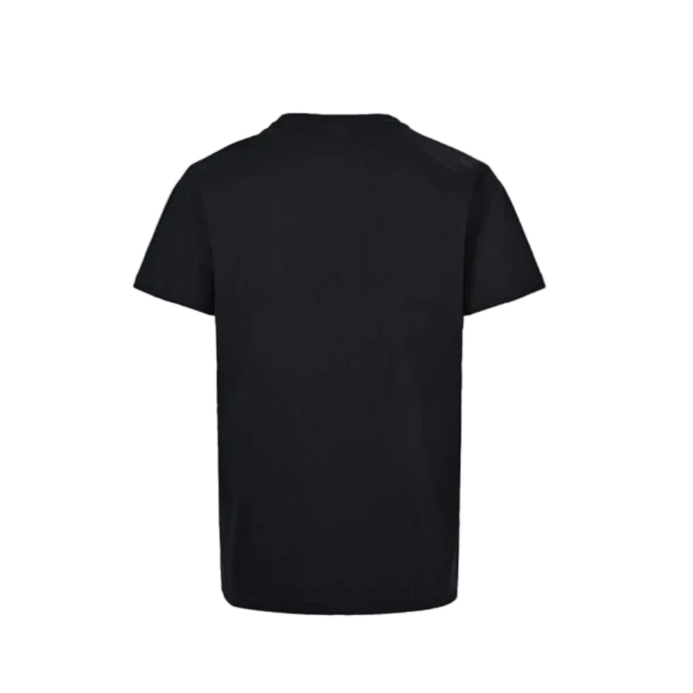 Gucci Black Intertwined Dual Snake Serif Wordmark Heavyweight Tee
