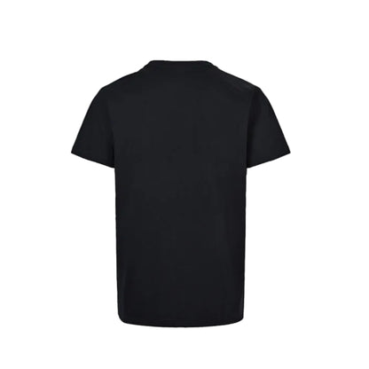 Gucci Black Intertwined Dual Snake Serif Wordmark Heavyweight Tee