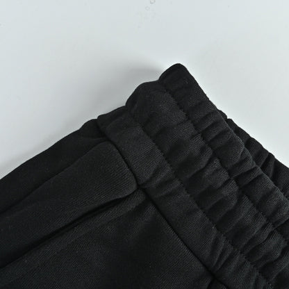 Louis Vuitton Signature Script Embroidered Shorts — Black