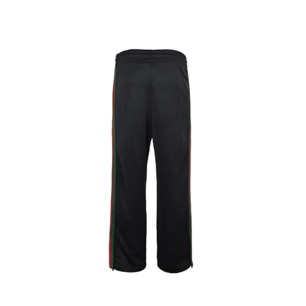 Gucci Black Dual-Stripe Relaxed Trousers