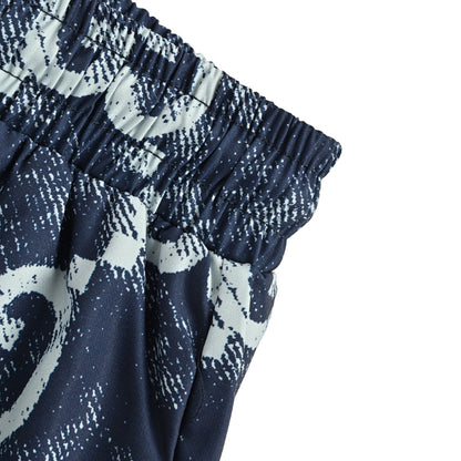 Gucci All-Over Washed Dual-Letter Jacquard Swim Shorts – Navy