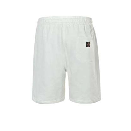Louis Vuitton Signature Script Embroidered Shorts — Cream