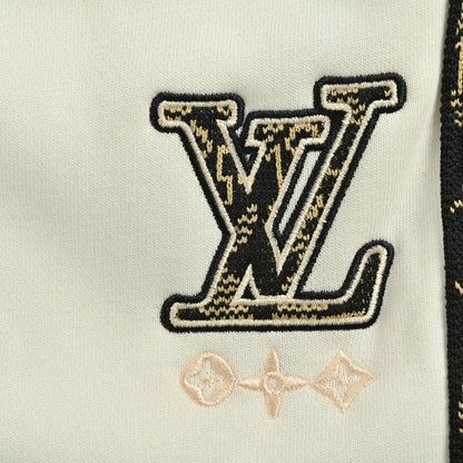 Louis Vuitton Monogram Stripe Joggers — Cream