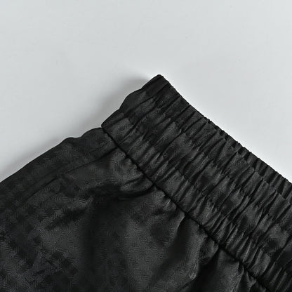 Louis Vuitton Monogram Jacquard Swim Shorts — Black