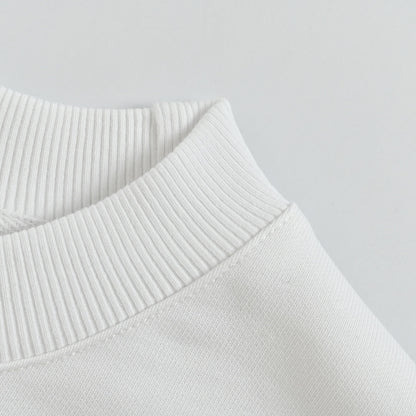 Louis Vuitton Hand-Drawn Badge Embroidery Crewneck – White