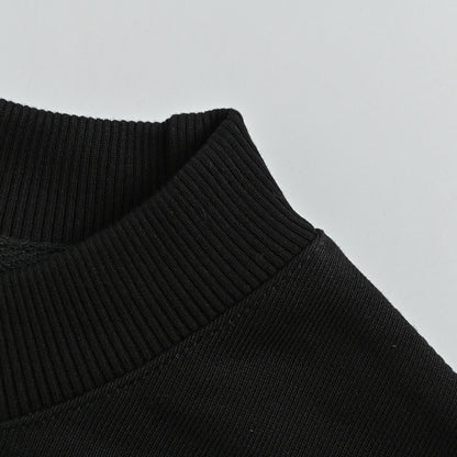 Louis Vuitton Hand-Drawn Logo Embroidery Crewneck – Black