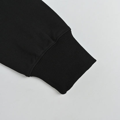Louis Vuitton Hand-Drawn Logo Embroidery Crewneck – Black