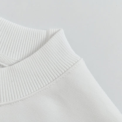 Louis Vuitton Hand-Drawn Logo Embroidery Crewneck – White