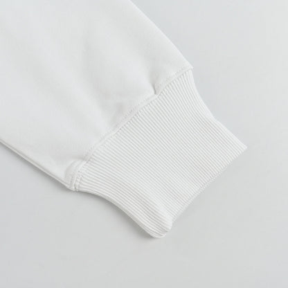 Louis Vuitton Hand-Drawn Logo Embroidery Crewneck – White