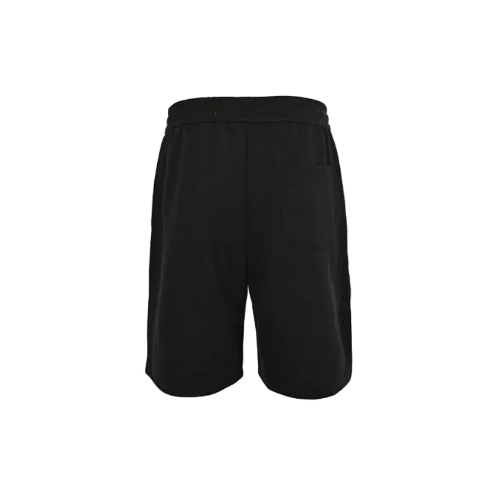 Gucci Collegiate Crest Fleece Shorts – Black / Tri-Color Drawstring