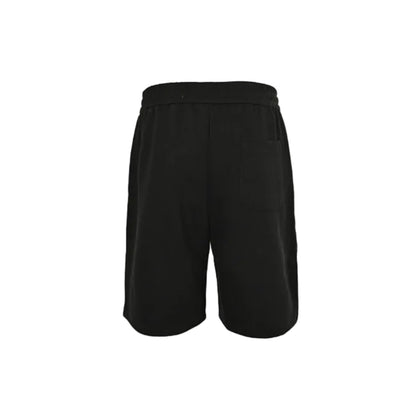 Gucci Collegiate Crest Fleece Shorts – Black / Tri-Color Drawstring