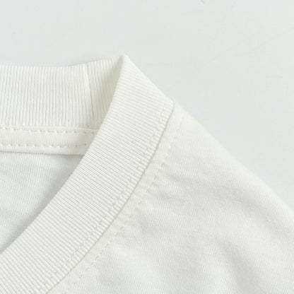 Gucci Ivory Script Hem Graphic Tee