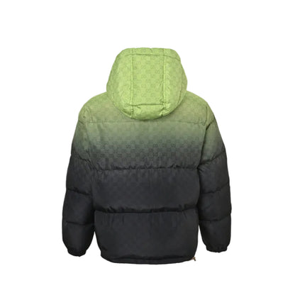 Gucci Ombré Monogram Jacquard Hooded Puffer Jacket
