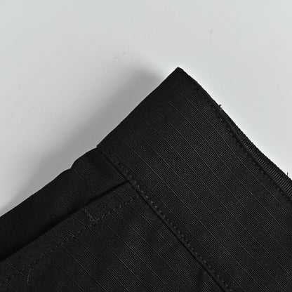 Louis Vuitton Tonal Monogram Jacquard Wide-Leg Trousers — Black