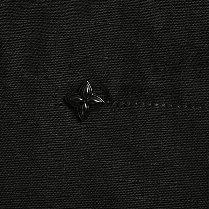 Louis Vuitton Tonal Monogram Jacquard Wide-Leg Trousers — Black