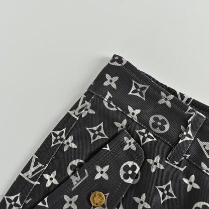 Louis Vuitton Monogram x Desert Camo Cargo Trousers — Black x Sand