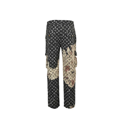 Louis Vuitton Monogram x Desert Camo Cargo Trousers — Black x Sand