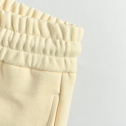 Louis Vuitton Signature Fleece Shorts — Cream