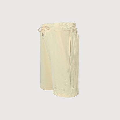 Louis Vuitton Signature Fleece Shorts — Cream
