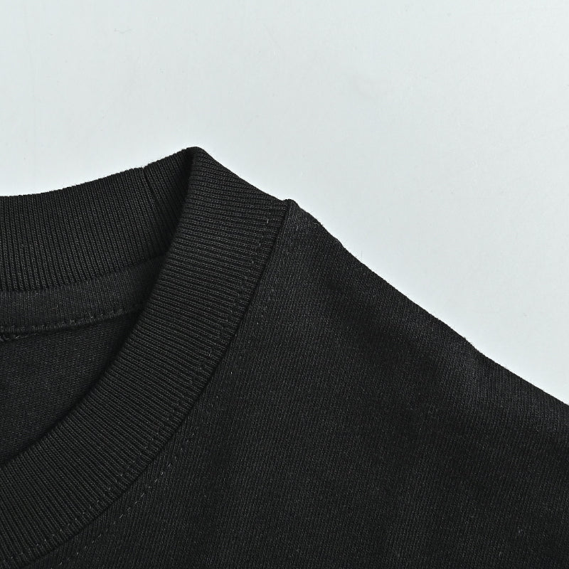 Gucci Black Interlocking Crest Graphic Tee