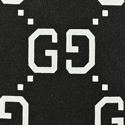 Gucci Black Half-Body GG Monogram Graphic Tee