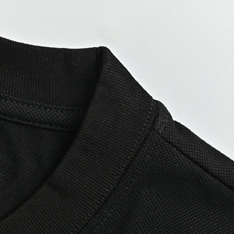 Gucci Black Heavyweight Cotton Pocket Tee with Tonal Monogram