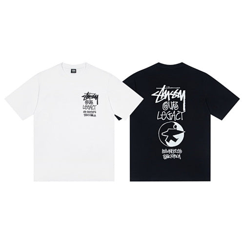 Stussy x Our Legacy Surf Limited Edition Lettering Print Crew Neck Short Sleeve T-Shirt