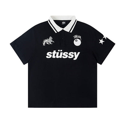 Stussy World Tour Soccer Jersey Polo Short Sleeve