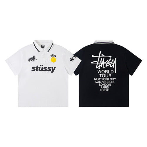Stussy World Tour Soccer Jersey Polo Short Sleeve