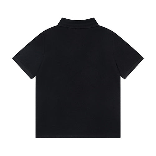 Stussy x Nike World Tour Logo Embroidered Solid Colour Pique Polo Shirt