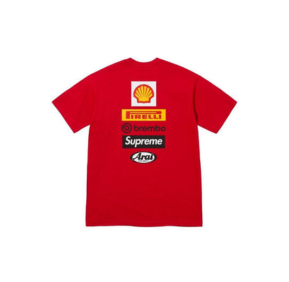 809#p40💰 Supreme x DUCATI 联名款 SS24 WEEK16 LOGO TEE 背面徽标logo印花短袖 常规T恤 男女同款 宽松版型 采用260克精梳棉双纱 从面料到辅 - view 1
