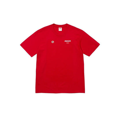 809#p40💰 Supreme x DUCATI 联名款 SS24 WEEK16 LOGO TEE 背面徽标logo印花短袖 常规T恤 男女同款 宽松版型 采用260克精梳棉双纱 从面料到辅 - view 2