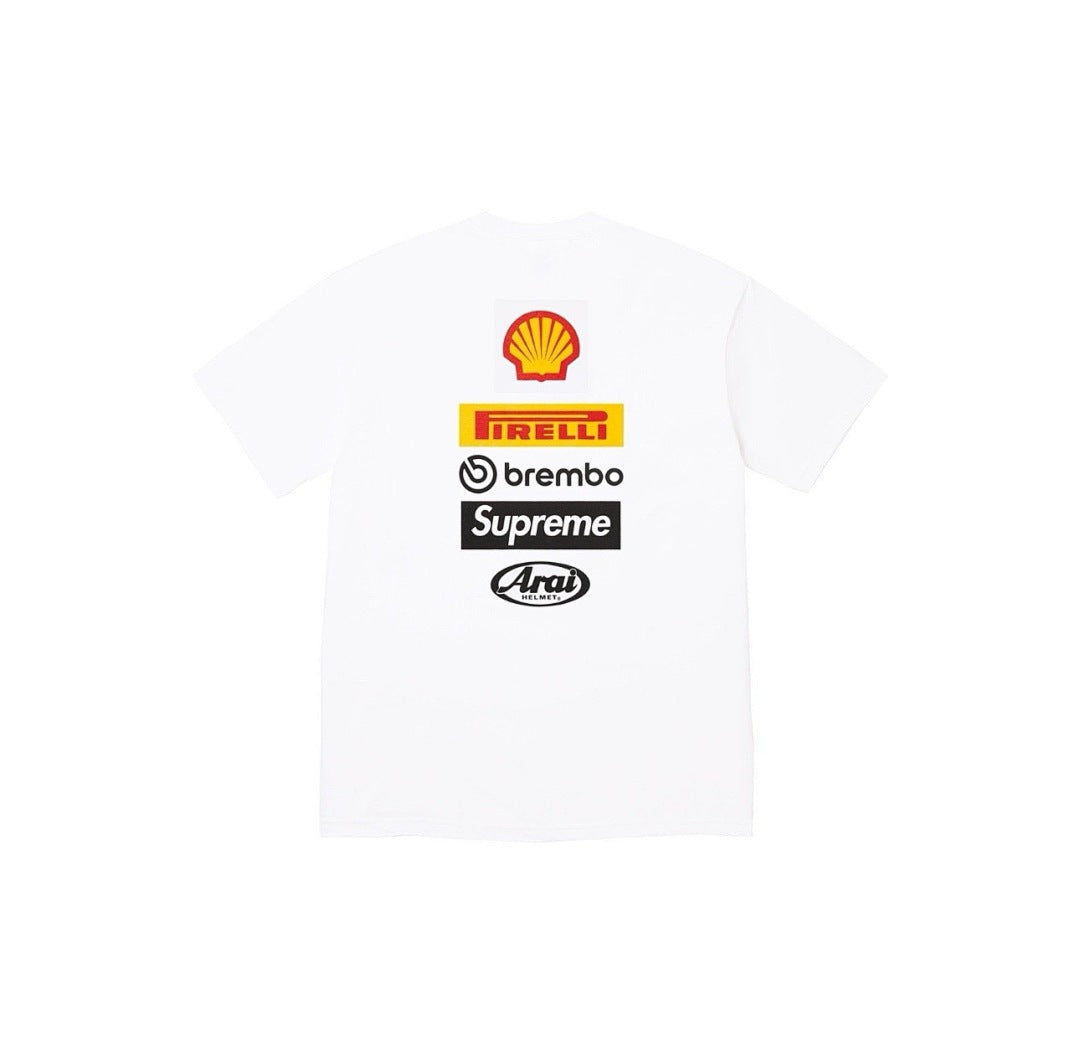 809#p40💰 Supreme x DUCATI 联名款 SS24 WEEK16 LOGO TEE 背面徽标logo印花短袖 常规T恤 男女同款 宽松版型 采用260克精梳棉双纱 从面料到辅 - view 4