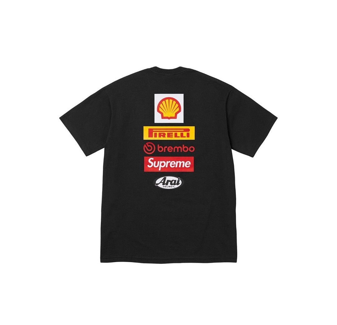809#p40💰 Supreme x DUCATI 联名款 SS24 WEEK16 LOGO TEE 背面徽标logo印花短袖 常规T恤 男女同款 宽松版型 采用260克精梳棉双纱 从面料到辅 - view 5