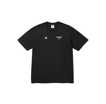 809#p40💰 Supreme x DUCATI 联名款 SS24 WEEK16 LOGO TEE 背面徽标logo印花短袖 常规T恤 男女同款 宽松版型 采用260克精梳棉双纱 从面料到辅 - view 6
