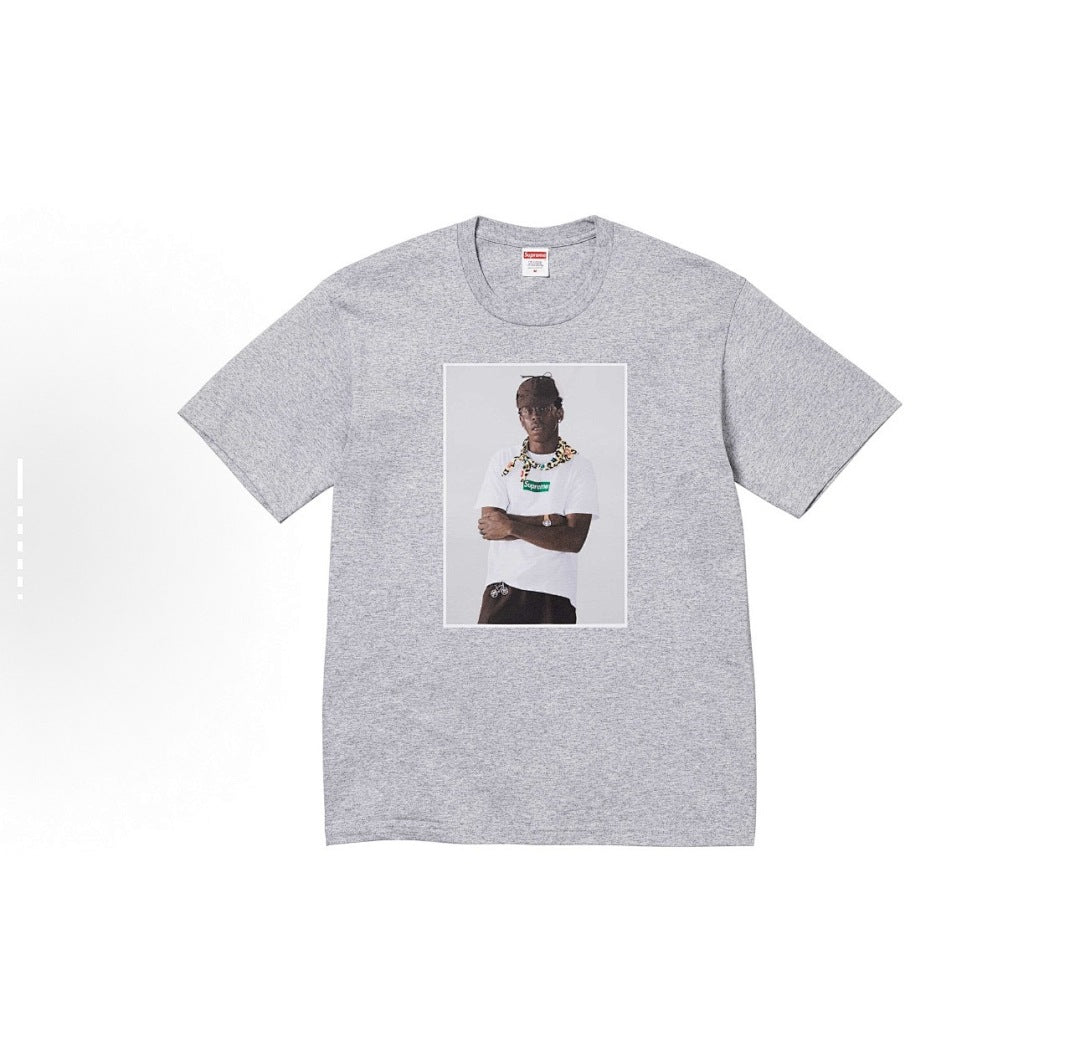 款号814#p40💰 Supreme FW24 Tyler The Creator Tee 肖像印花休闲圆领短袖T恤 男女同款 宽松版型 采用260克精梳棉双纱 从面料到辅料全部三标齐全跟足ZP - view 6
