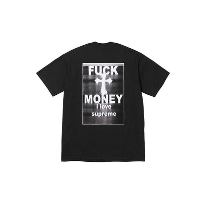 款号815#p40💰 Supreme FW24 WEEK1 Money Tee 背面字母十字架印花棉质短袖T恤 男女同款 宽松版型 采用260克精梳棉双纱 从面料到辅料全部三标齐全跟足ZP 进口松 - view 1