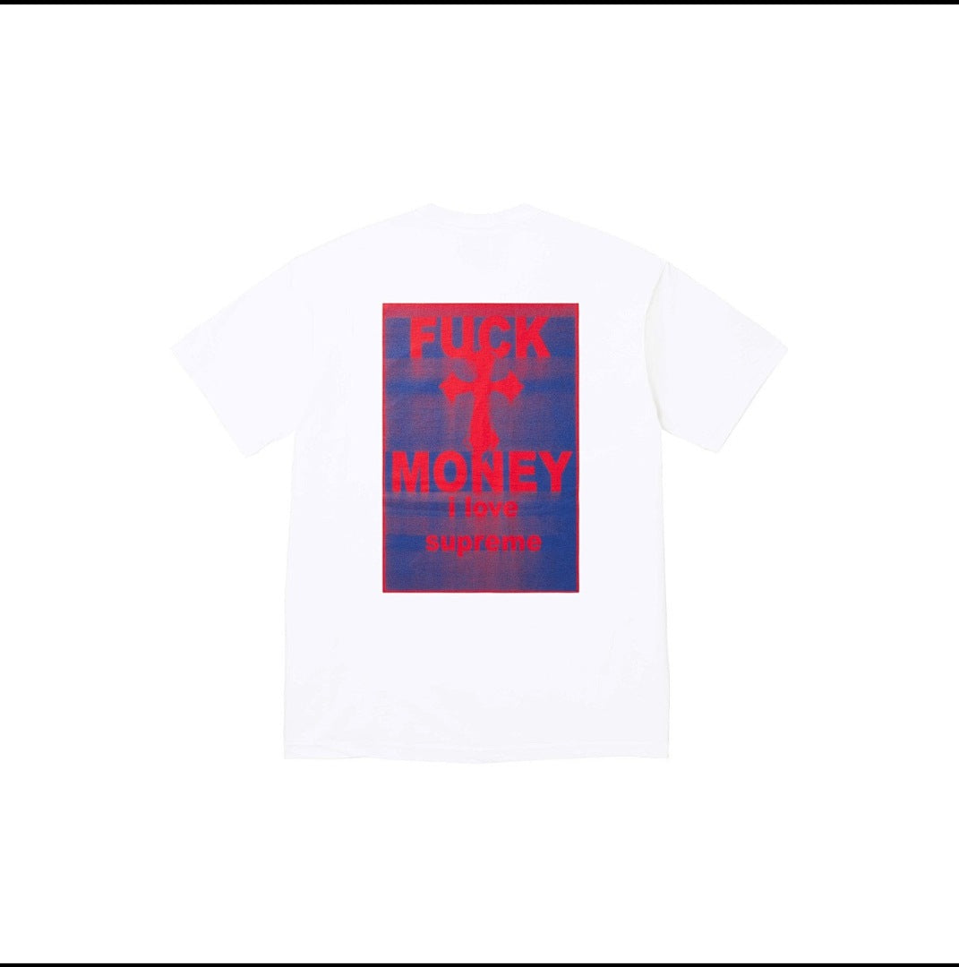 款号815#p40💰 Supreme FW24 WEEK1 Money Tee 背面字母十字架印花棉质短袖T恤 男女同款 宽松版型 采用260克精梳棉双纱 从面料到辅料全部三标齐全跟足ZP 进口松 - view 5