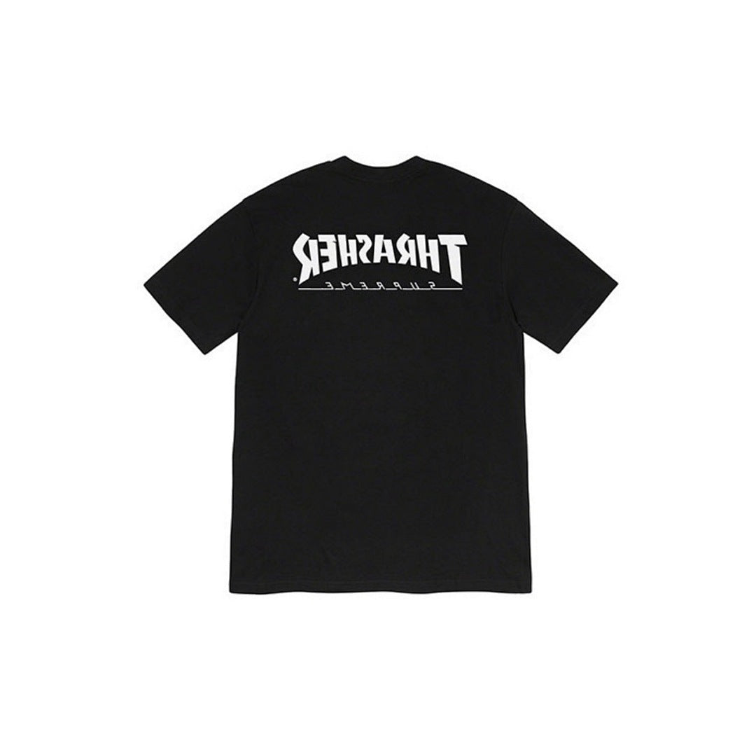 款号816#p40💰 Supreme Week 5 x Thrasher 联名款 Game Tee 休闲圆领印花游戏短袖T恤 男女同款 宽松版型 采用260克精梳棉双纱 从面料到辅料全部三标齐全跟 - view 2