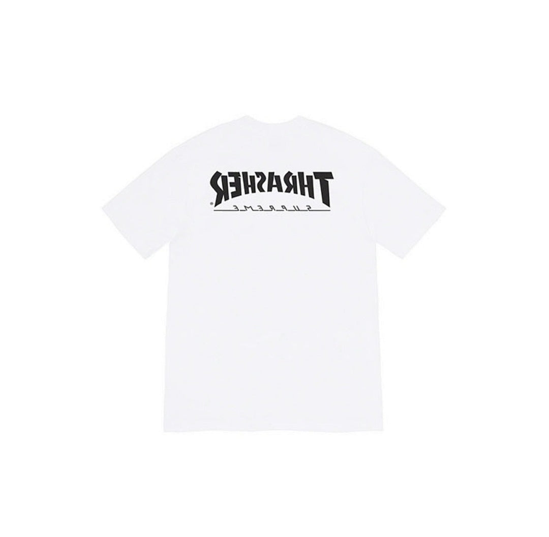 款号816#p40💰 Supreme Week 5 x Thrasher 联名款 Game Tee 休闲圆领印花游戏短袖T恤 男女同款 宽松版型 采用260克精梳棉双纱 从面料到辅料全部三标齐全跟 - view 3