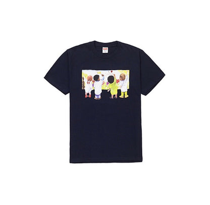 款号821#p40💰 Supreme SS19 Kids Tee Back 儿童涂鸦圆领短袖T恤 男女同款 黑色 宽松版型 采用260克精梳棉双纱 从面料到辅料全部三标齐全跟足ZP 进口松井公 - view 1