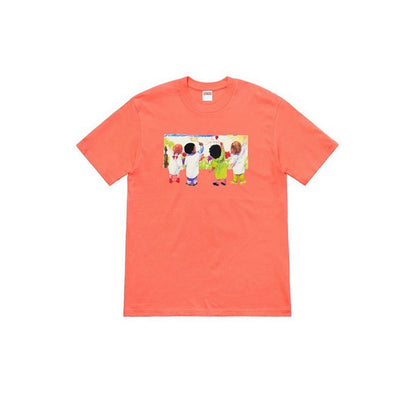 款号821#p40💰 Supreme SS19 Kids Tee Back 儿童涂鸦圆领短袖T恤 男女同款 黑色 宽松版型 采用260克精梳棉双纱 从面料到辅料全部三标齐全跟足ZP 进口松井公 - view 2